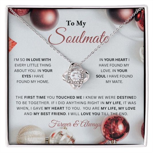 To My Soulmate:  I'M SO IN LOVE - Love Knot